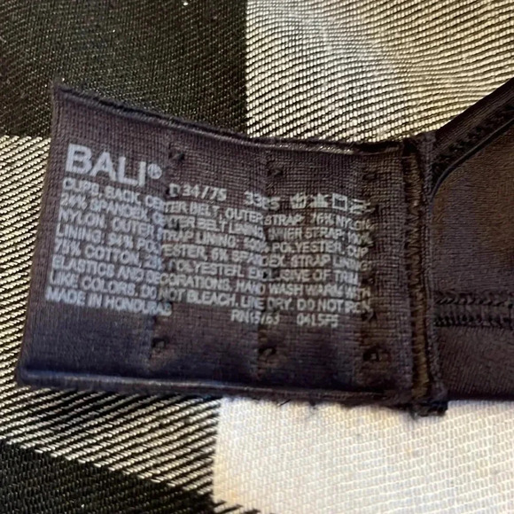 BALI 34D black bra - Picture 6 of 6
